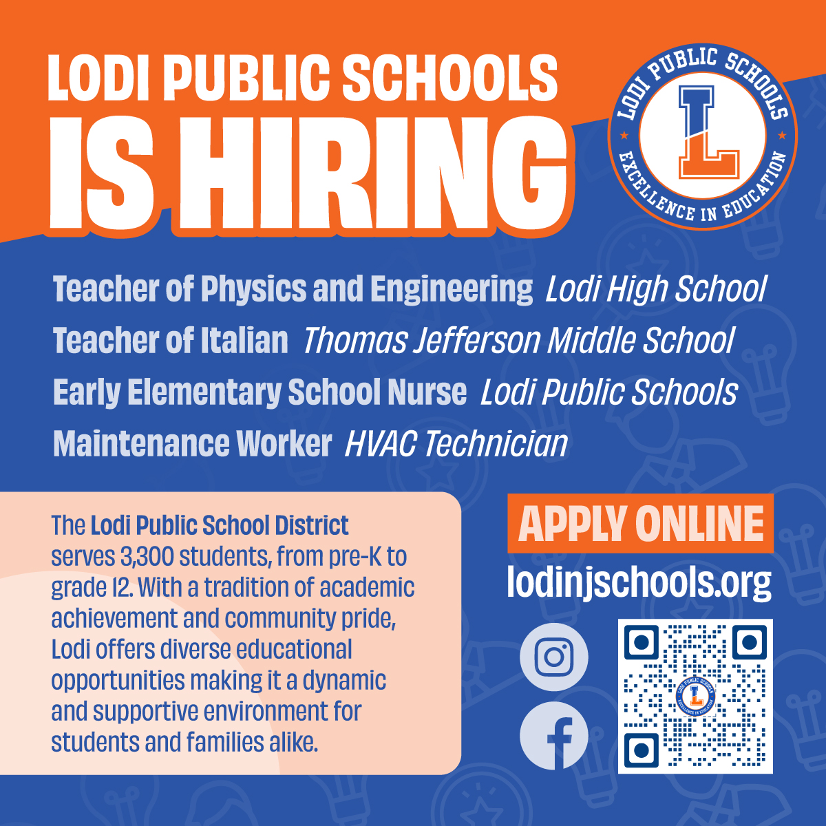 Lodi is hiring